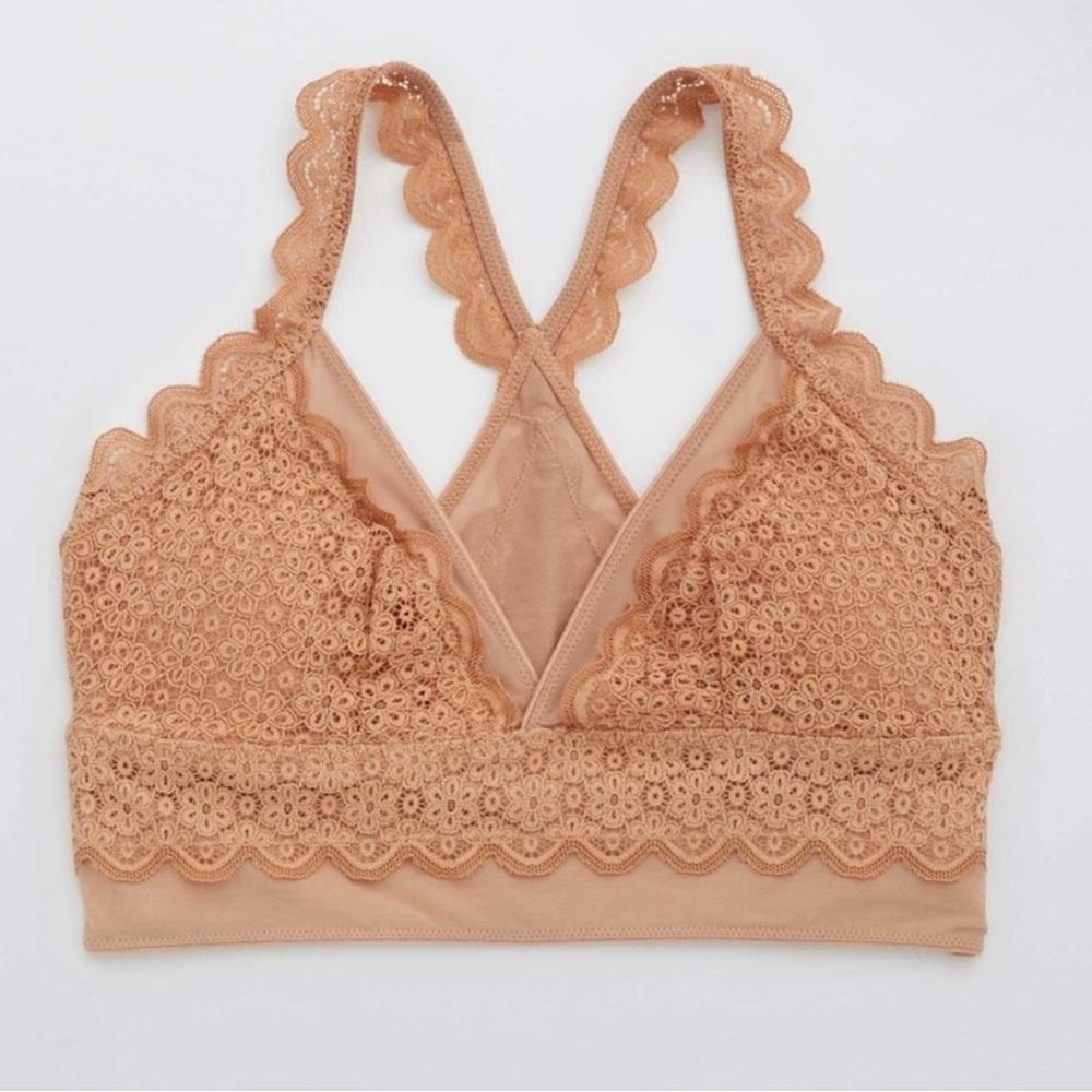Aerie Lace Brallette V Style XS NWT